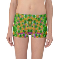 Jungle Love In Fantasy Landscape Of Freedom Peace Boyleg Bikini Bottoms