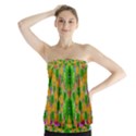 Jungle Love In Fantasy Landscape Of Freedom Peace Strapless Top View1