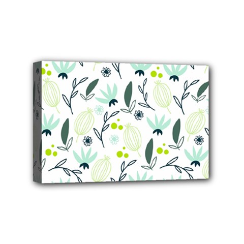 Hand Drawm Seamless Floral Pattern Mini Canvas 6  X 4  by TastefulDesigns