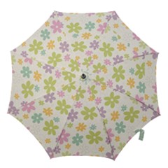 Beautiful Spring Flowers Background Hook Handle Umbrellas (medium) by TastefulDesigns