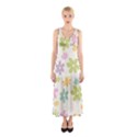 Beautiful spring flowers background Sleeveless Maxi Dress View1