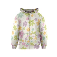 Beautiful Spring Flowers Background Kids  Zipper Hoodie by TastefulDesigns