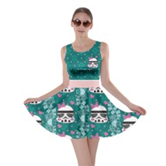 Flower Pattern137 Skater Dress Chick Trooper