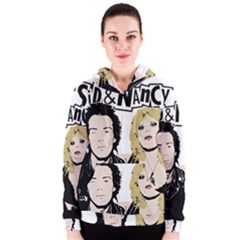 Sid And Nancy Women s Zipper Hoodie by Valentinaart