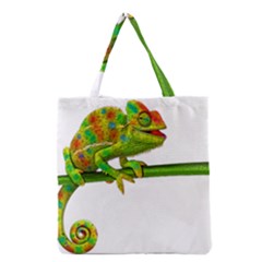 Chameleons Grocery Tote Bag by Valentinaart