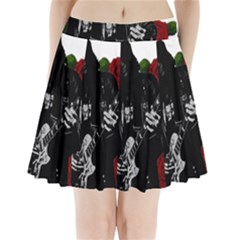 Slash Pleated Mini Skirt by Valentinaart