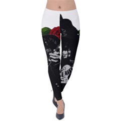 Slash Velvet Leggings