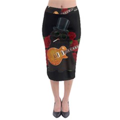 Puli dog - Slash  Midi Pencil Skirt