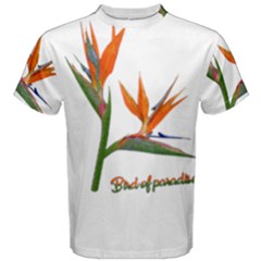 Bird Of Paradise Men s Cotton Tee by Valentinaart