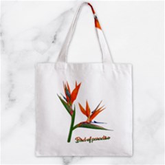 Bird Of Paradise Zipper Grocery Tote Bag by Valentinaart