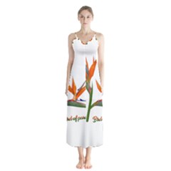 Bird Of Paradise Chiffon Maxi Dress by Valentinaart