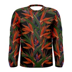 Bird Of Paradise Men s Long Sleeve Tee by Valentinaart