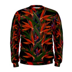 Bird Of Paradise Men s Sweatshirt by Valentinaart