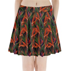 Bird Of Paradise Pleated Mini Skirt by Valentinaart