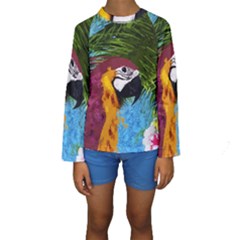 Ara Kids  Long Sleeve Swimwear by Valentinaart