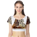 Ben Hur Short Sleeve Crop Top (Tight Fit) View1