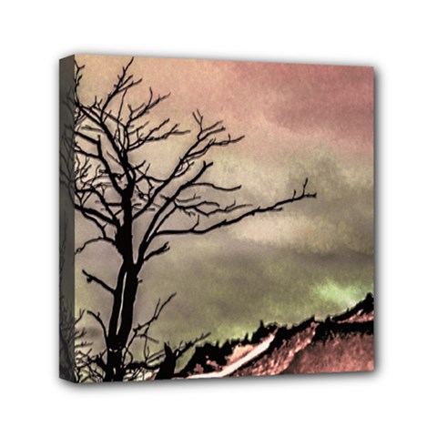 Fantasy Landscape Illustration Mini Canvas 6  X 6  by dflcprints