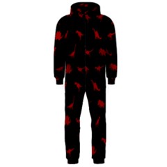 Dinosaurs Pattern Hooded Jumpsuit (men) 