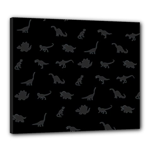 Dinosaurs Pattern Canvas 24  X 20  by ValentinaDesign