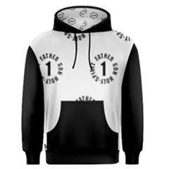 Black And White All Over   one  Men s Pullover Hoodie by 1bodyinchrist