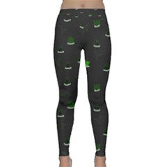 Cactus Pattern Classic Yoga Leggings by ValentinaDesign