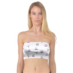 Cactus Pattern Bandeau Top by ValentinaDesign