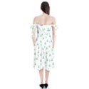 Cactus pattern Shoulder Tie Bardot Midi Dress View2