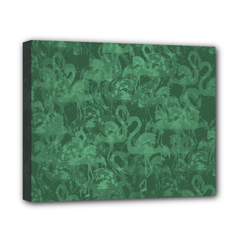 Flamingo Pattern Canvas 10  X 8  by ValentinaDesign