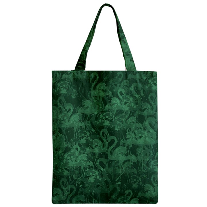 Flamingo pattern Zipper Classic Tote Bag