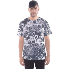 Flamingo Pattern Men s Sport Mesh Tee