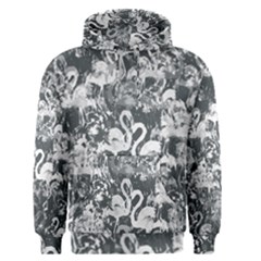 Flamingo Pattern Men s Pullover Hoodie by ValentinaDesign