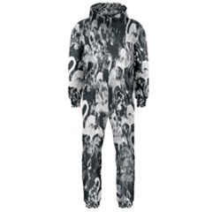 Flamingo Pattern Hooded Jumpsuit (men)  by ValentinaDesign