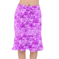 Flamingo Pattern Mermaid Skirt