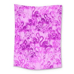 Flamingo Pattern Medium Tapestry by ValentinaDesign