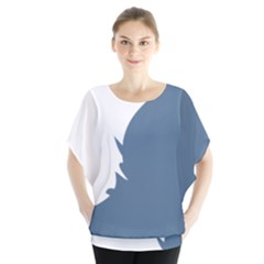 Blue White Hill Blouse