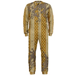 Wall Paper Old Line Vertical Onepiece Jumpsuit (men)  by Mariart