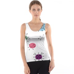 Atomic Starbursts Circle Line Polka Tank Top