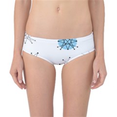 Atomic Starbursts Circle Line Polka Classic Bikini Bottoms by Mariart