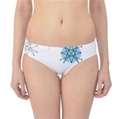 Atomic Starbursts Circle Line Polka Hipster Bikini Bottoms