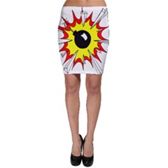 Book Explosion Boom Dinamite Bodycon Skirt by Mariart