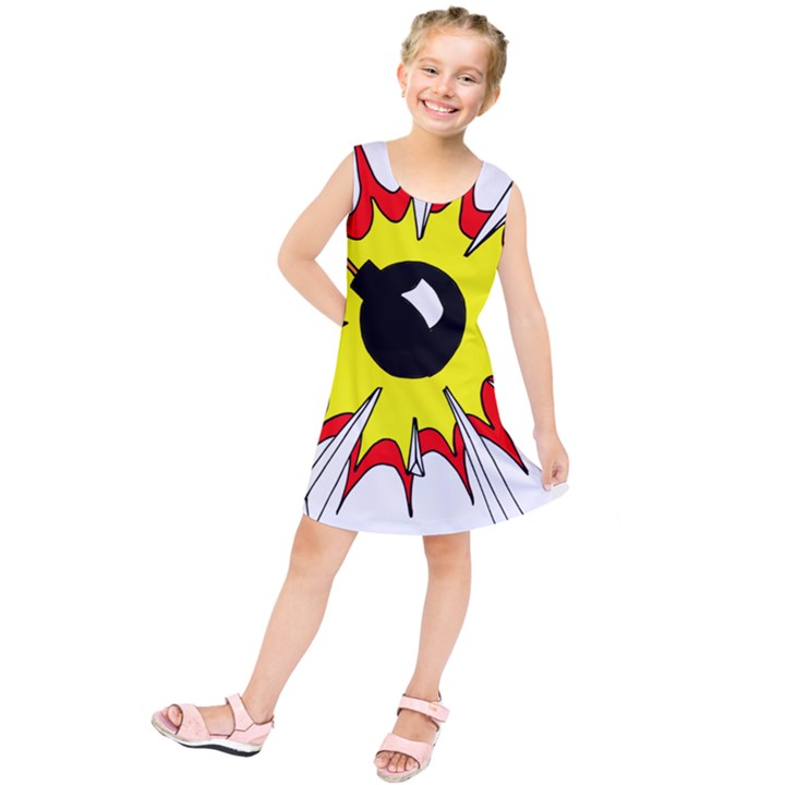 Book Explosion Boom Dinamite Kids  Tunic Dress