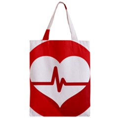 Cardiologist Hypertension Rheumatology Specialists Heart Rate Red Love Zipper Classic Tote Bag