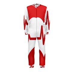 Cardiologist Hypertension Rheumatology Specialists Heart Rate Red Love Onepiece Jumpsuit (kids) by Mariart