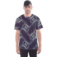 Closeup Purple Line Men s Sport Mesh Tee