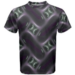 Closeup Purple Line Men s Cotton Tee by Mariart