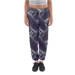 Closeup Purple Line Women s Jogger Sweatpants by Mariart