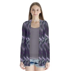 Closeup Purple Line Cardigans by Mariart