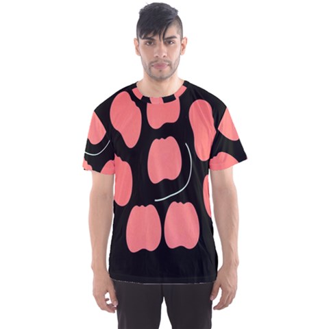 Craft Pink Black Polka Spot Men s Sport Mesh Tee by Mariart