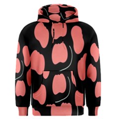 Craft Pink Black Polka Spot Men s Pullover Hoodie by Mariart