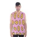 Fruit Avocado Green Pink Yellow Men s Basketball Tank Top View1